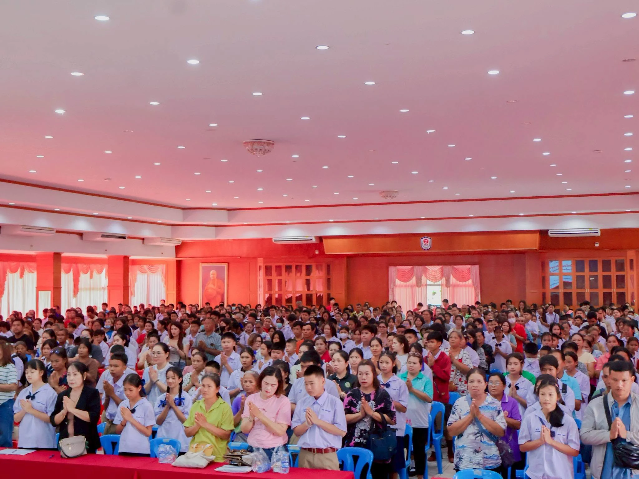 จัดกิจกรรมปฐมนิเทศและประชุมผู้ปกครองนักเรียน ม.1 และ 4 ภาคเรียนที่ 1 ปีการศึกษา 2569