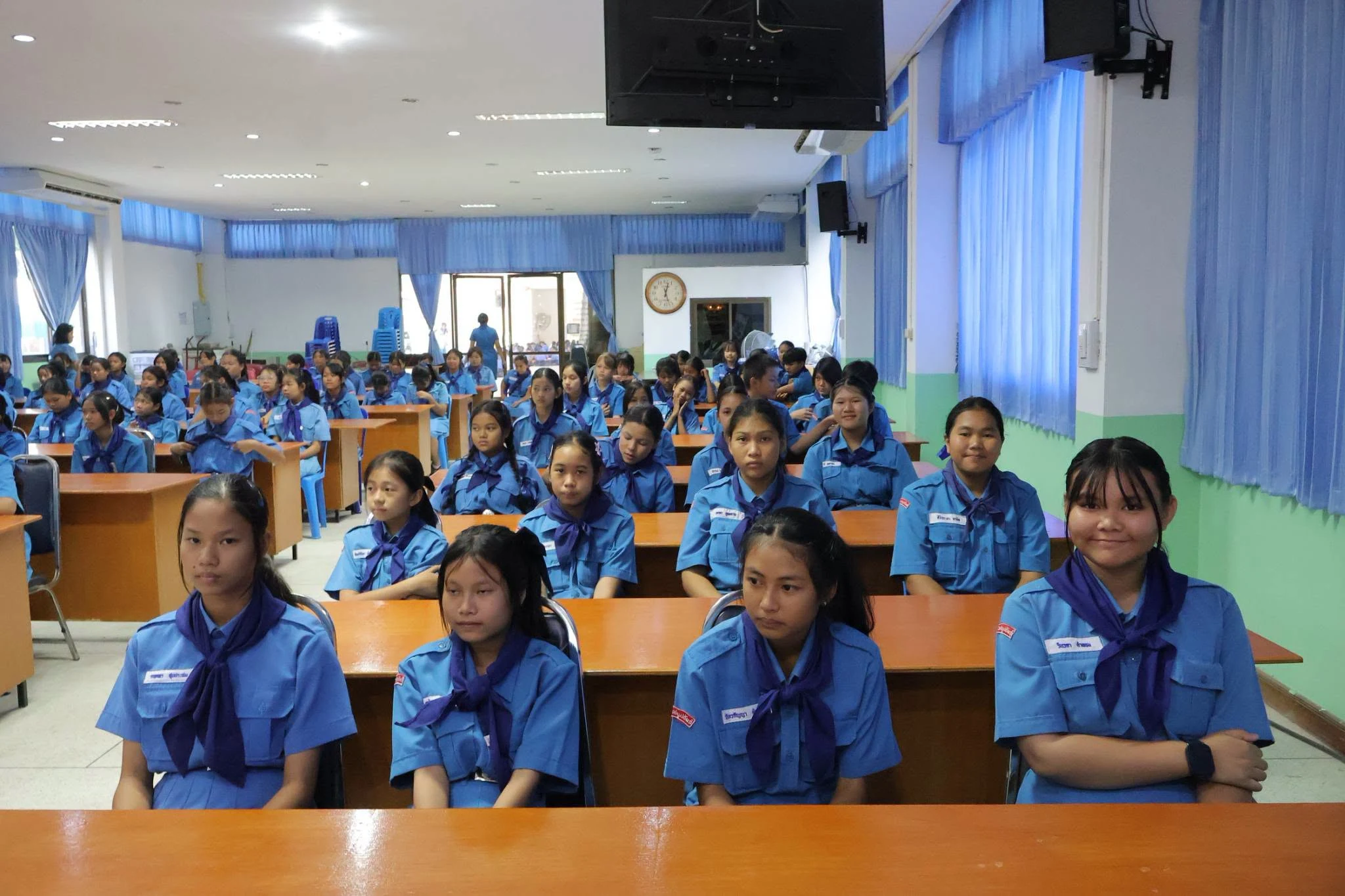พิธีเข้าประจำหมู่สมาชิกยุวกาชาด ประจำปีการศึกษา 2569