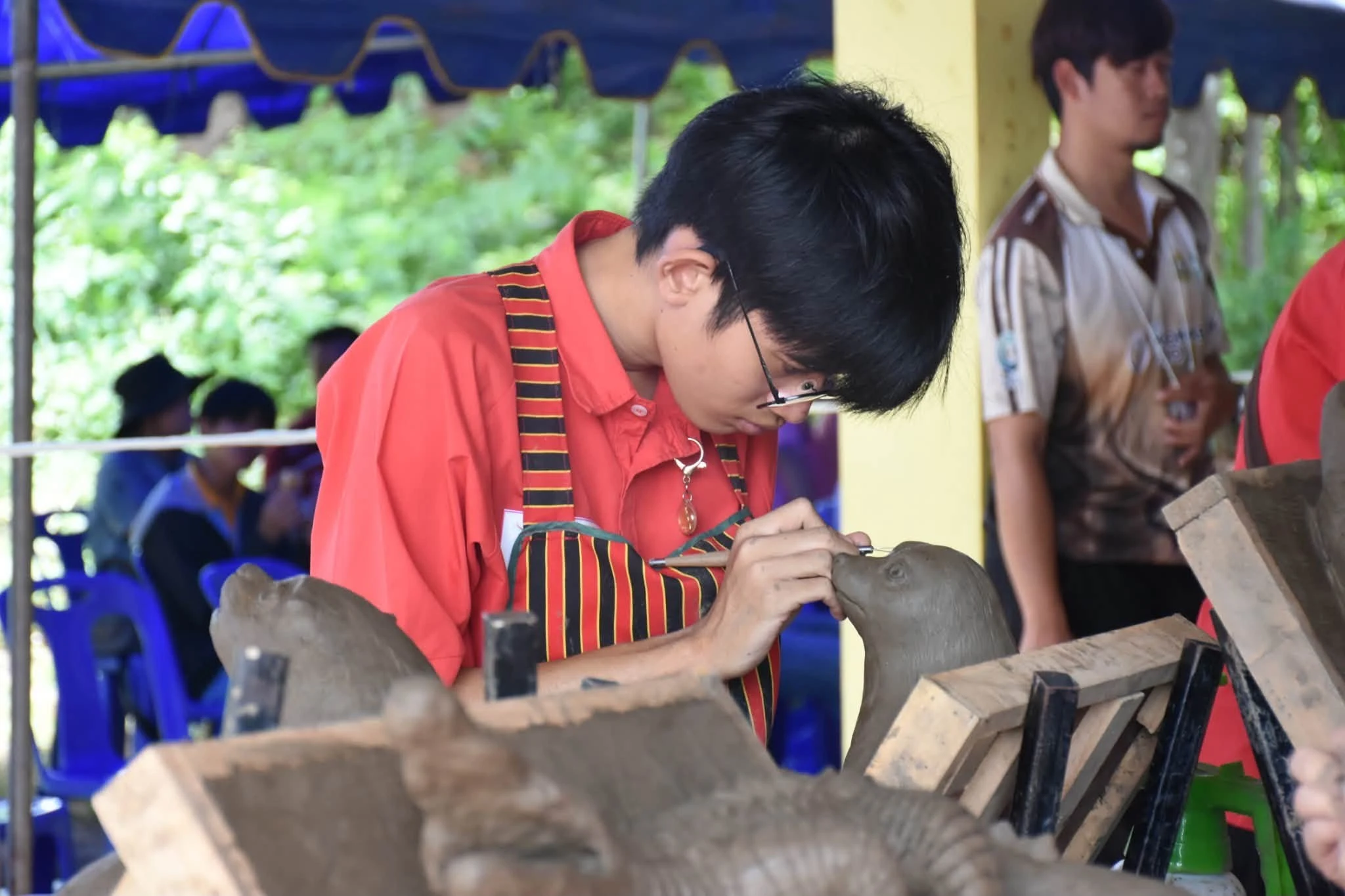เข้าร่วมการแข่งขันปั้นรูปสัตว์นูนสูง ตามโครงการ “สัตว์ป่า...คืนดวงตาให้น้อง” ปีที่ 7