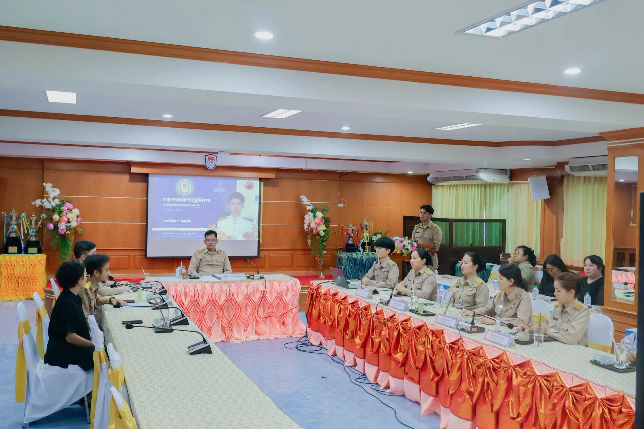 ดำเนินการประเมินการเตรียมความพร้อมและพัฒนาอย่างเข้ม ตำแหน่งครูผู้ช่วย ครั้งที่ 4 ของ นายสันติภาพ วินทะไชย ครูผู้ช่วย